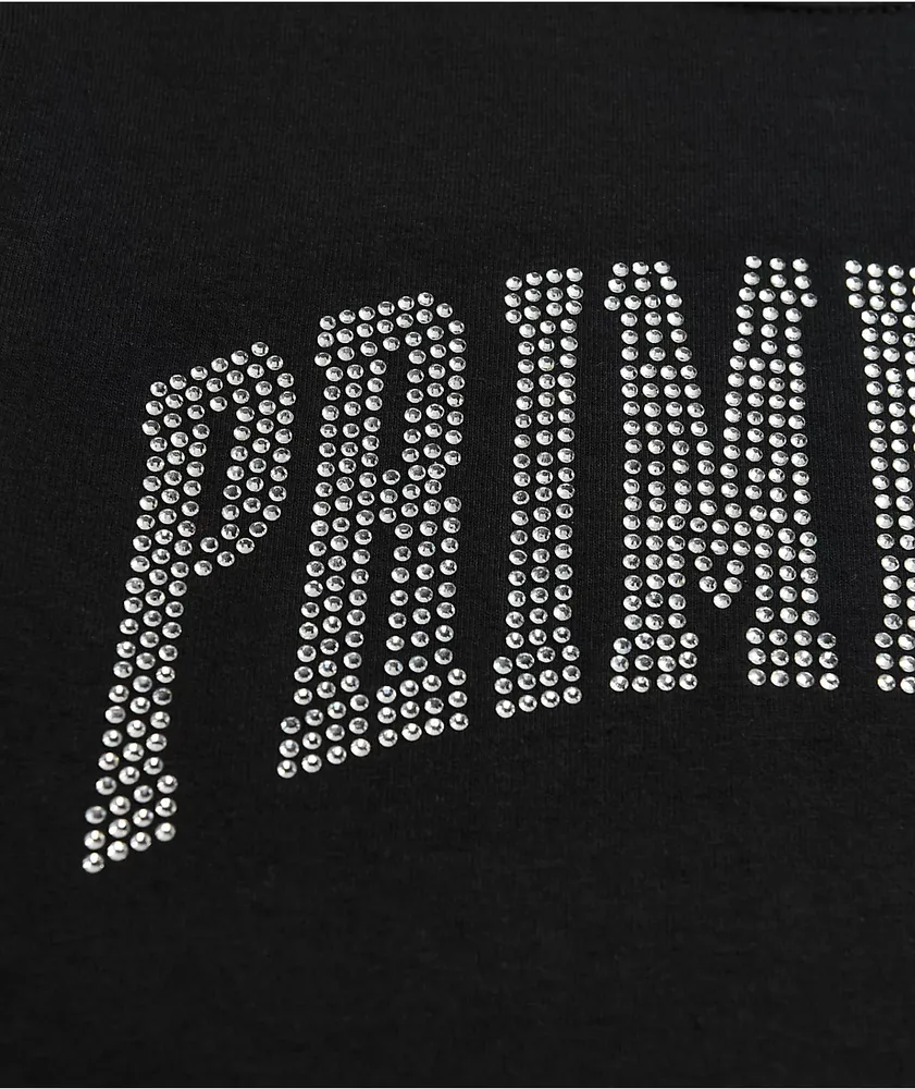Primitive Kids Collegiate Rhinestone Black T-Shirt