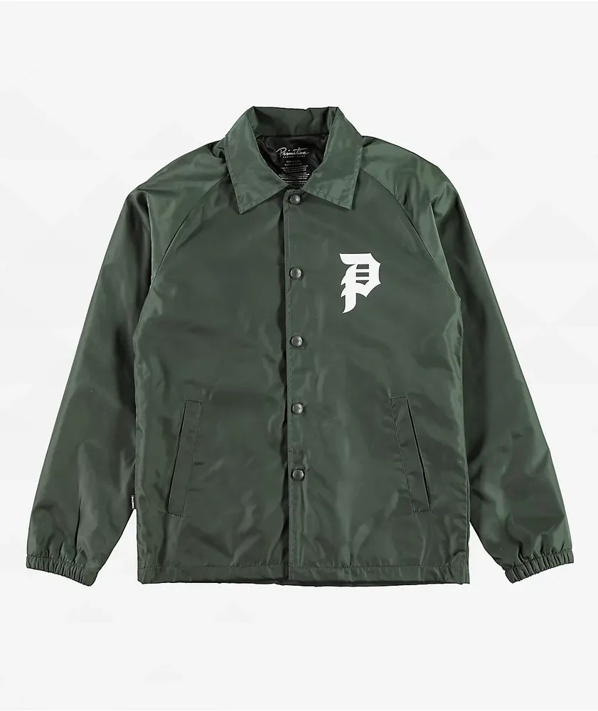 Primitive Kids Dirty P Green Coach Jacket