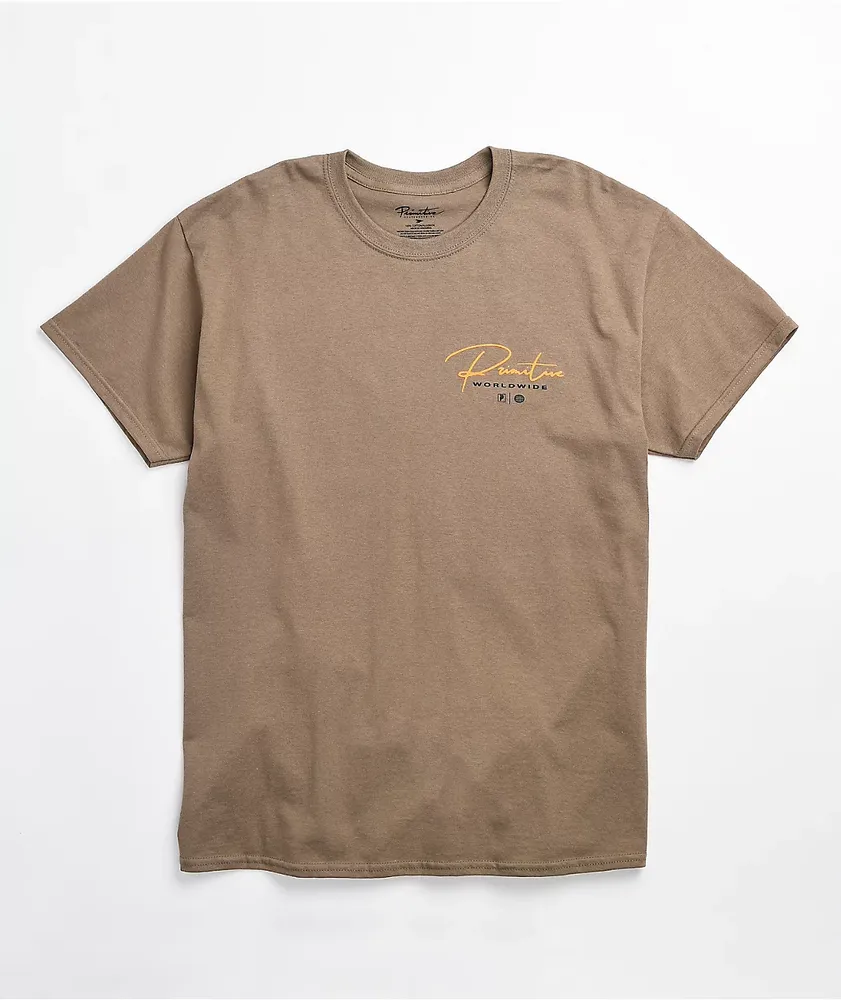 Primitive Kingdom Safari Brown T-Shirt