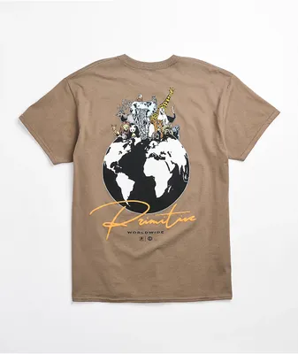 Primitive Kingdom Safari Brown T-Shirt