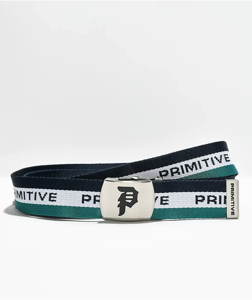 Primitive Levels Blue & White Web Belt