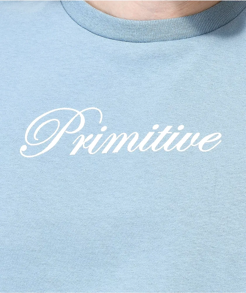 Primitive Lucky Light Blue T-Shirt