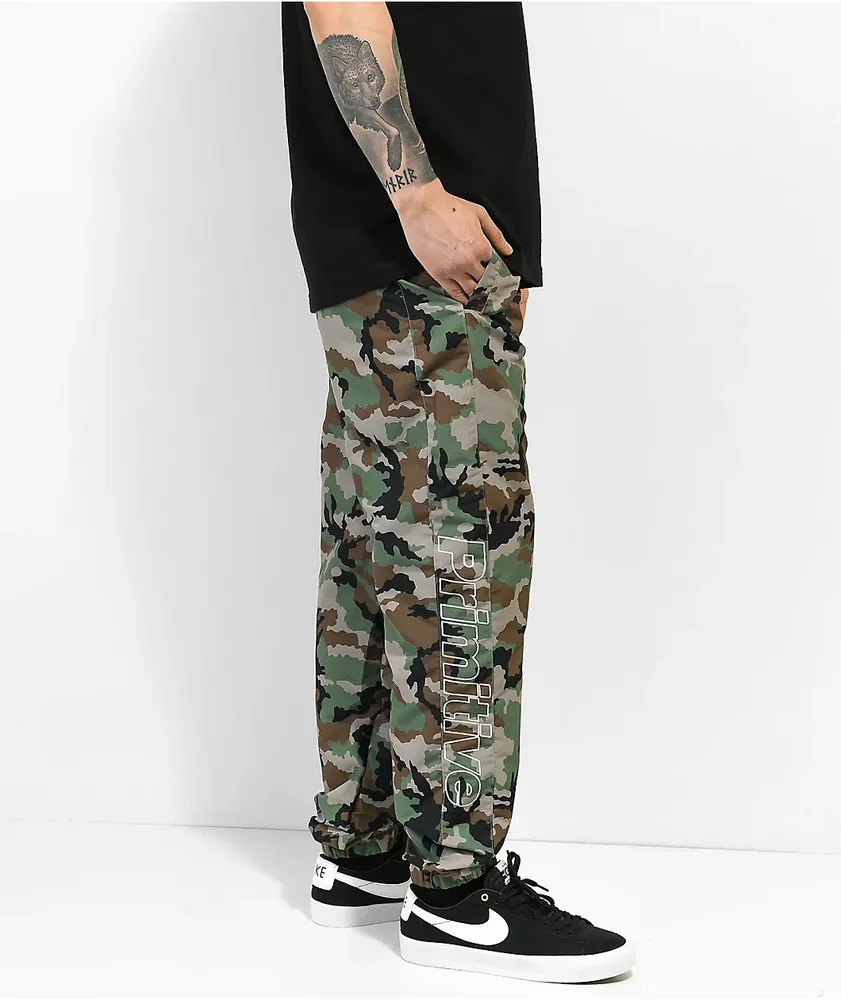 Primitive Mission Nylon Camo Skate Pants