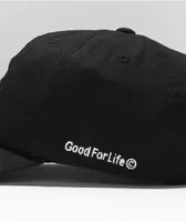 Primitive Noble Black Strapback Hat