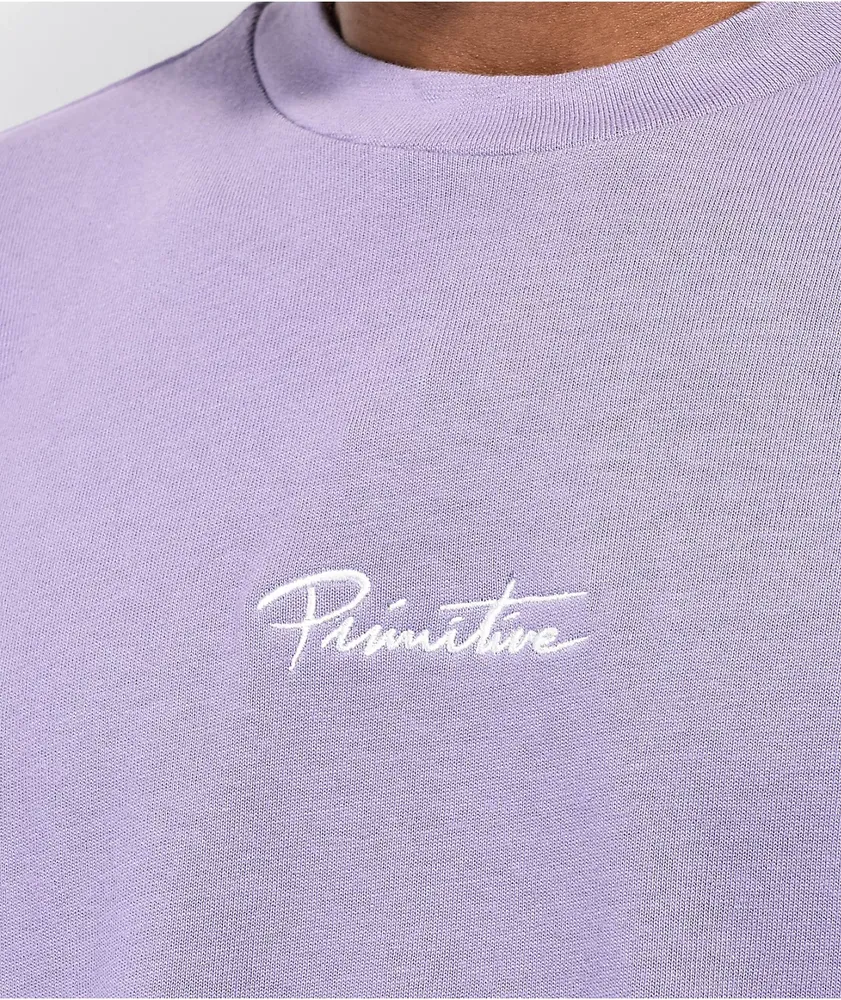 Primitive Nuevo Core Premium Lavender T-Shirt