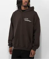 Primitive Open Arms Brown Hoodie