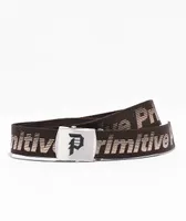 Primitive Razor Brown Web Belt 