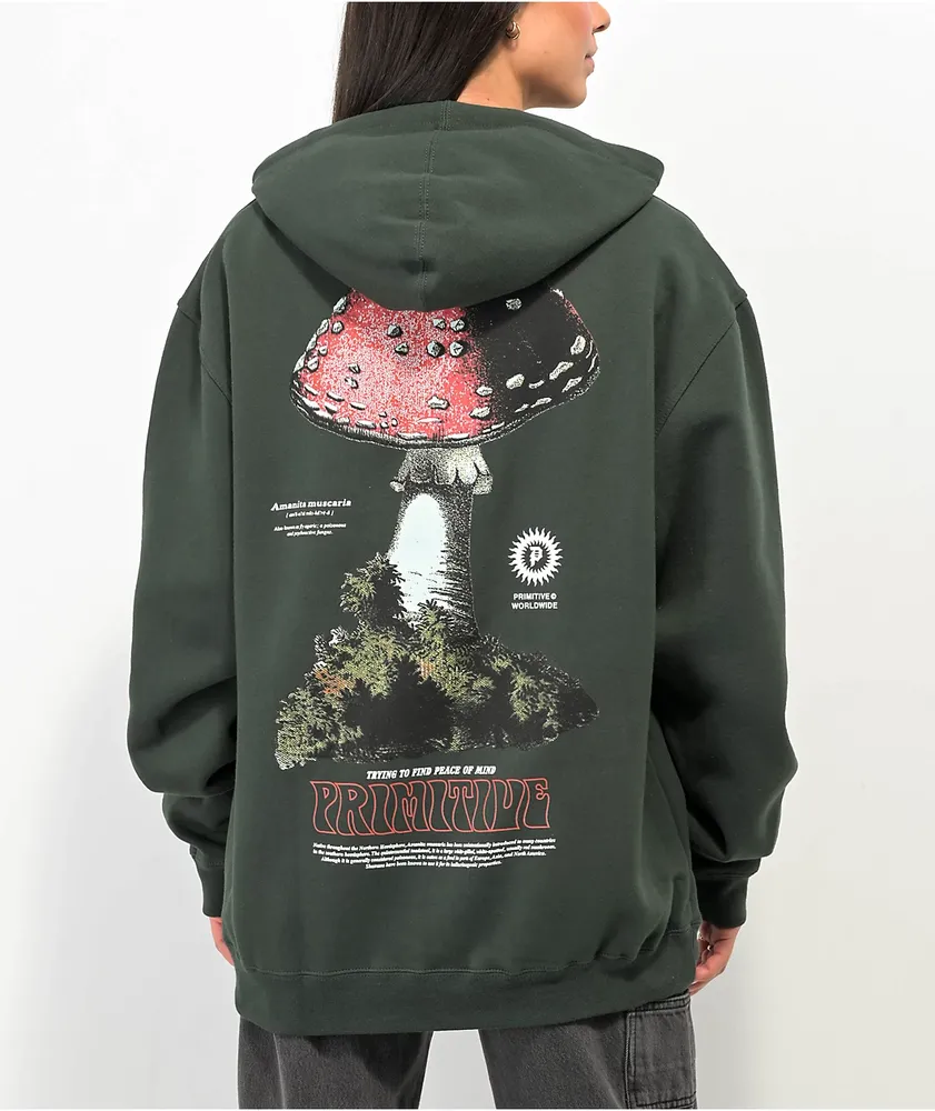 Primitive Red Cap Green Hoodie