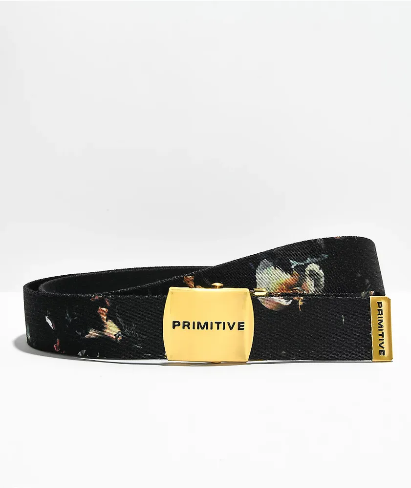 Primitive Revival Black Web Belt