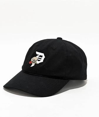 Primitive Rogue Black Strapback Hat
