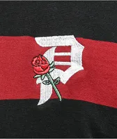 Primitive Rosebud Red & Black Stripe T-Shirt