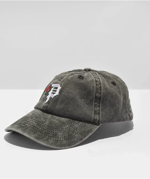 Primitive P Rosebud Strapback Hat - Black - One Size