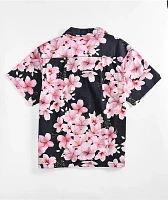 Primitive Sakura Black & Pink Short Sleeve Shirt