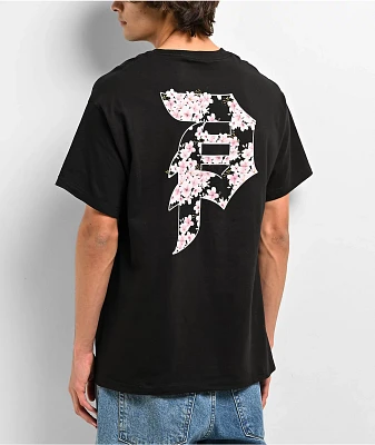 Primitive Sakura Black T-Shirt