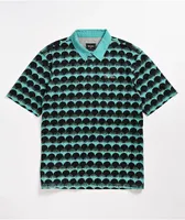 Primitive Scales Teal Polo Shirt