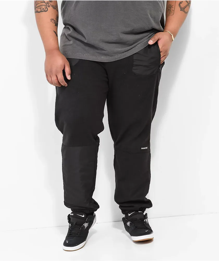 Primitive Shadows Black Polar Sweatpants