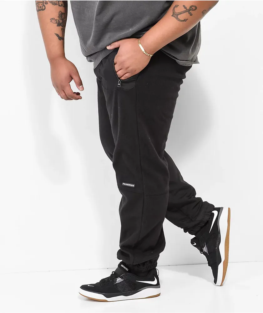 Primitive Shadows Black Polar Sweatpants