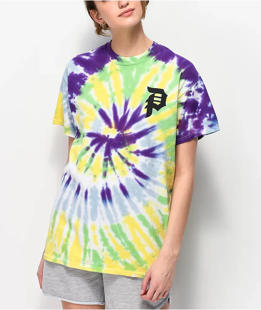 Primitive Shatter Rainbow Tie Dye T-Shirt