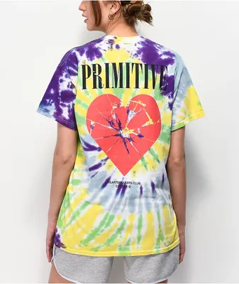 Primitive Shatter Rainbow Tie Dye T-Shirt