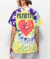 Primitive Shatter Rainbow Tie Dye T-Shirt