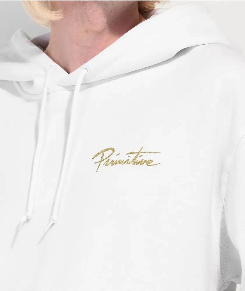 Primitive Shine White Hoodie