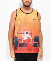 Primitive Speed Orange Mesh Tank Top