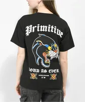 Primitive Streets Loud As Ever Black T-Shirt