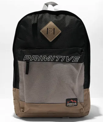 Primitive Summit Black & Brown Backpack