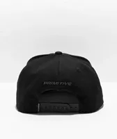 Primitive Time Out Black Snapback Hat