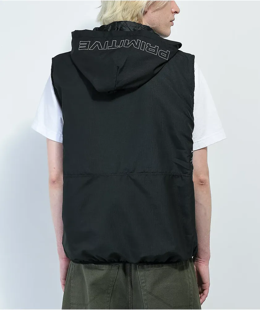 Primitive Titan Black Hooded Vest
