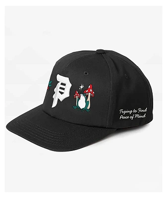 Primitive Trip Black Snapback Hat