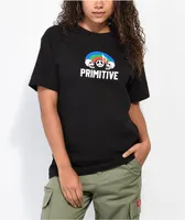 Primitive Tuned Peace Music Black T-Shirt