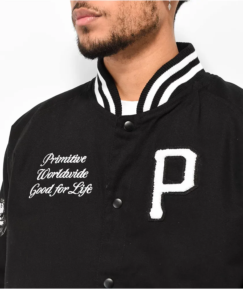 Primitive Union Black Varsity Jacket