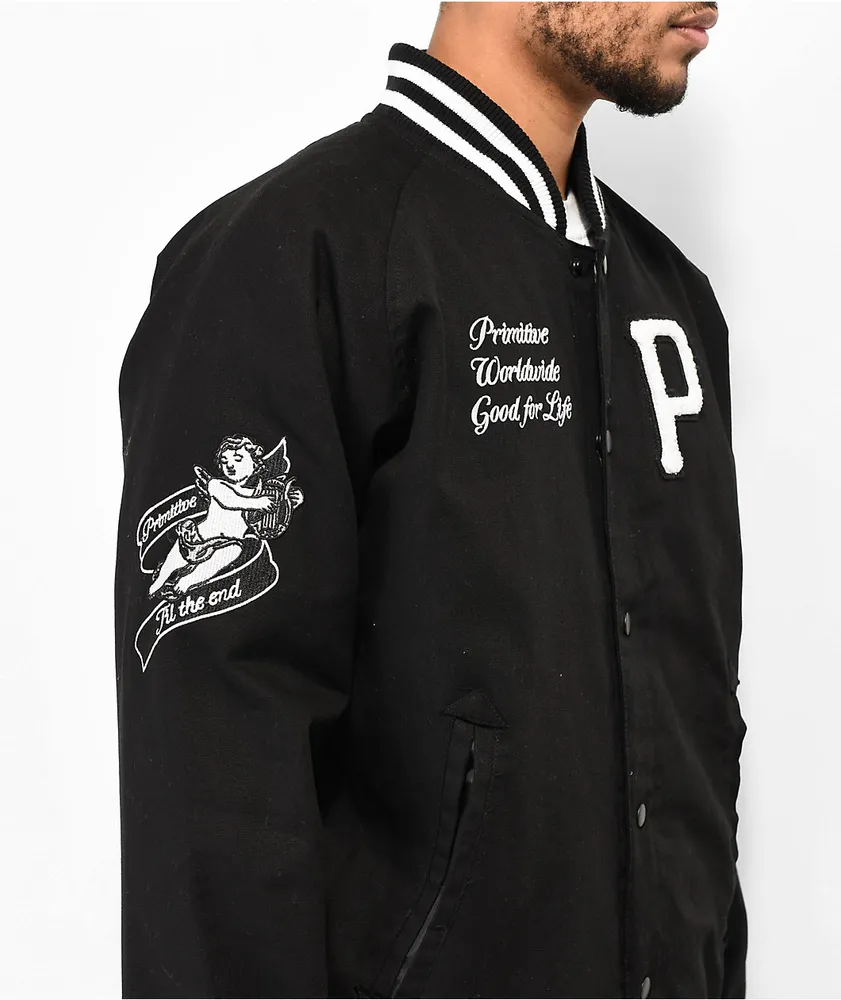 Primitive Union Black Varsity Jacket
