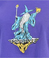 Primitive Wizard Purple Crop T-Shirt