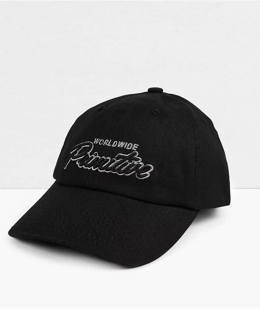 Primitive World Team Black Strapback Hat