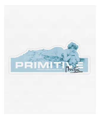 Primitive x Alphonse Mucha Box Sticker