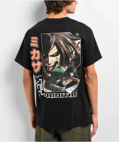 Primitive x Attack On Titan Mikasa Black T-Shirt