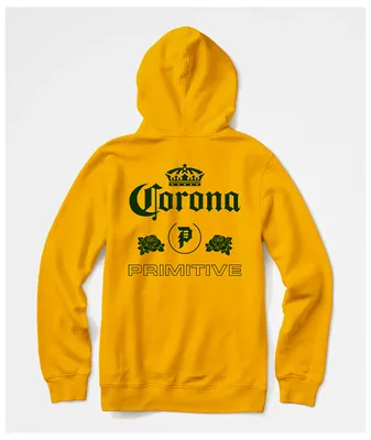 Primitive x Corona Heritage Yellow Hoodie