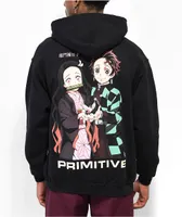 Primitive x Demon Slayer Kamado Black Hoodie