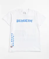 Primitive x Demon Slayer Kids Thunder White T-Shirt