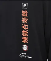 Primitive x Demon Slayer Kyojuro Black Long Sleeve T-Shirt
