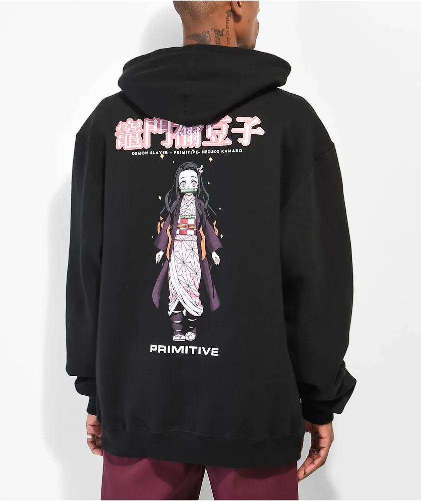 Primitive x Demon Slayer Nezuko Kamado Black Hoodie