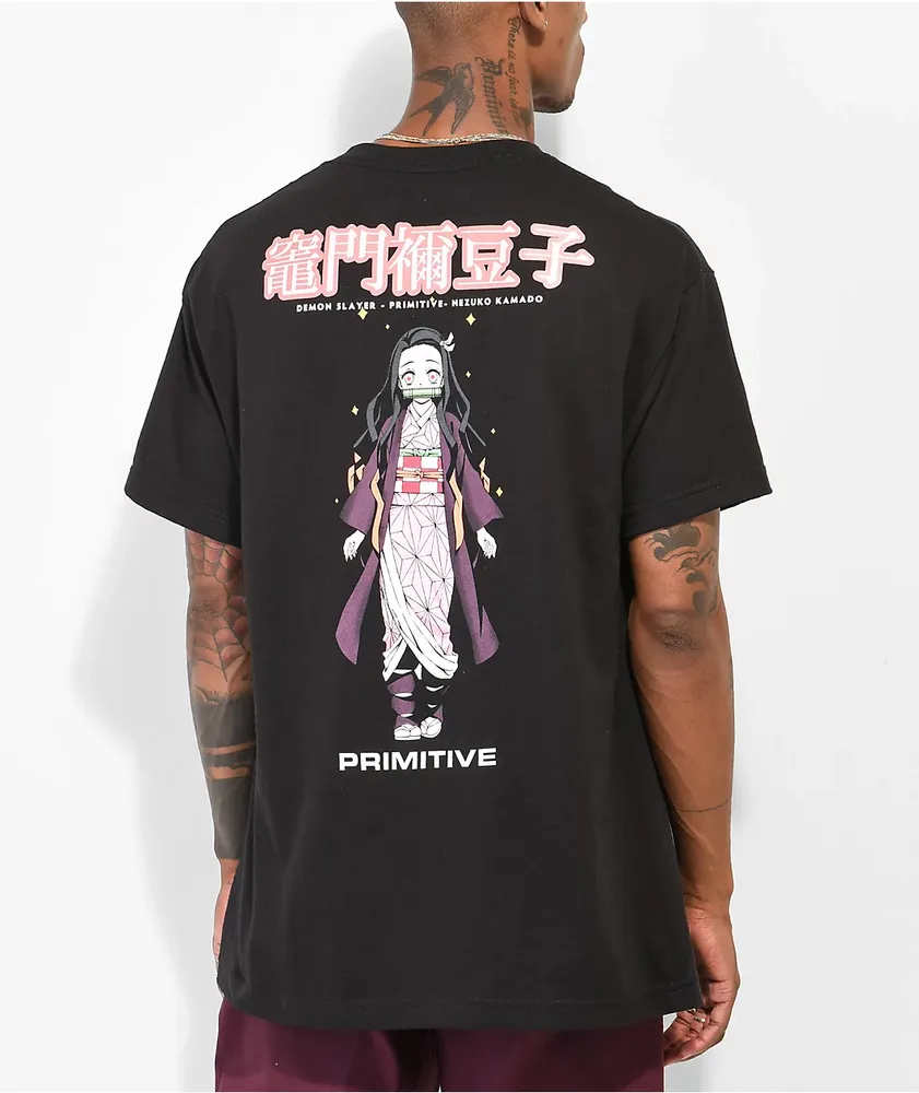 Primitive x Demon Slayer Nezuko Kamado Black T-Shirt