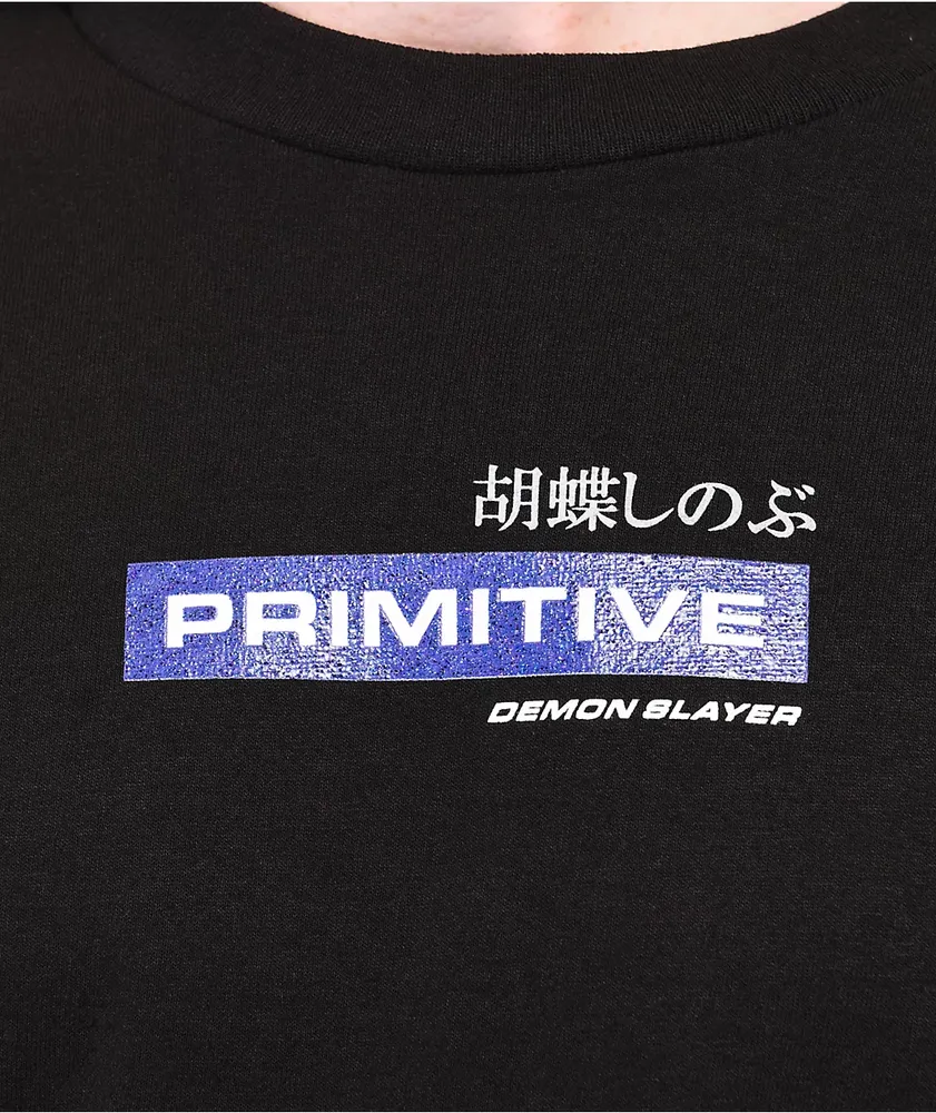 Primitive x Demon Slayer Shinobu Dirty P Black T-Shirt