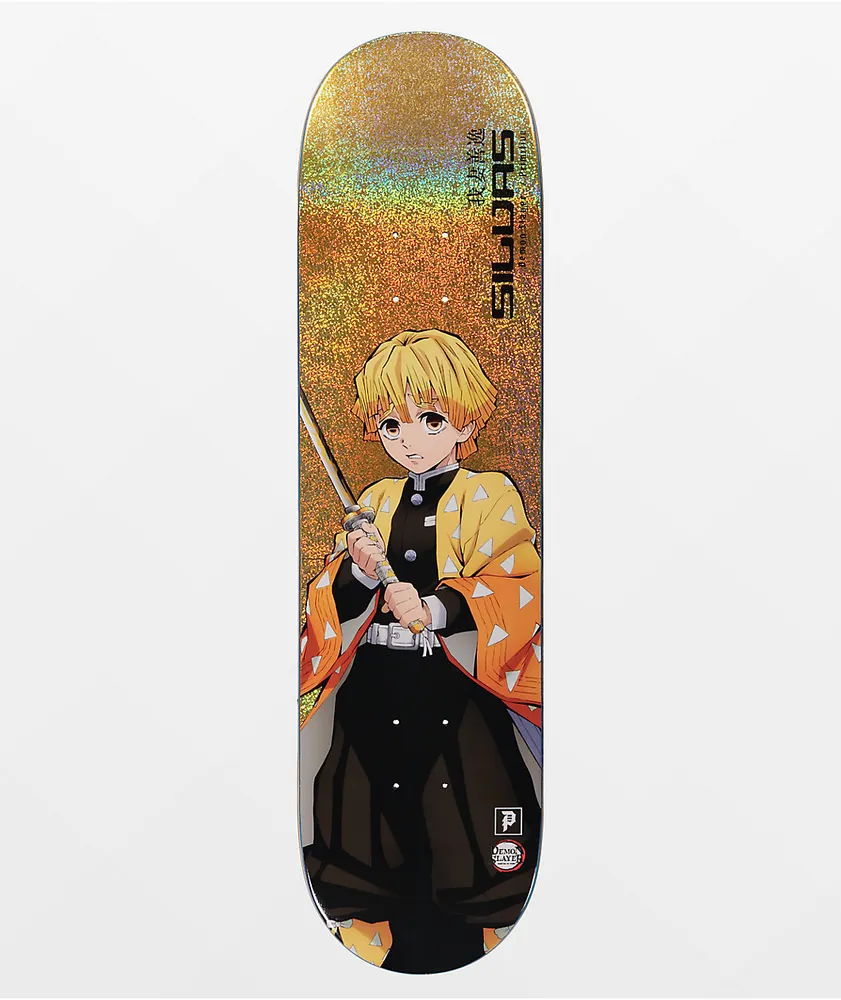 Primitive x Demon Slayer Silvas Zenitsu Skateboard Deck 8.125"