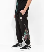 Primitive x Demon Slayer Tanjiro Kamado Black Sweatpants