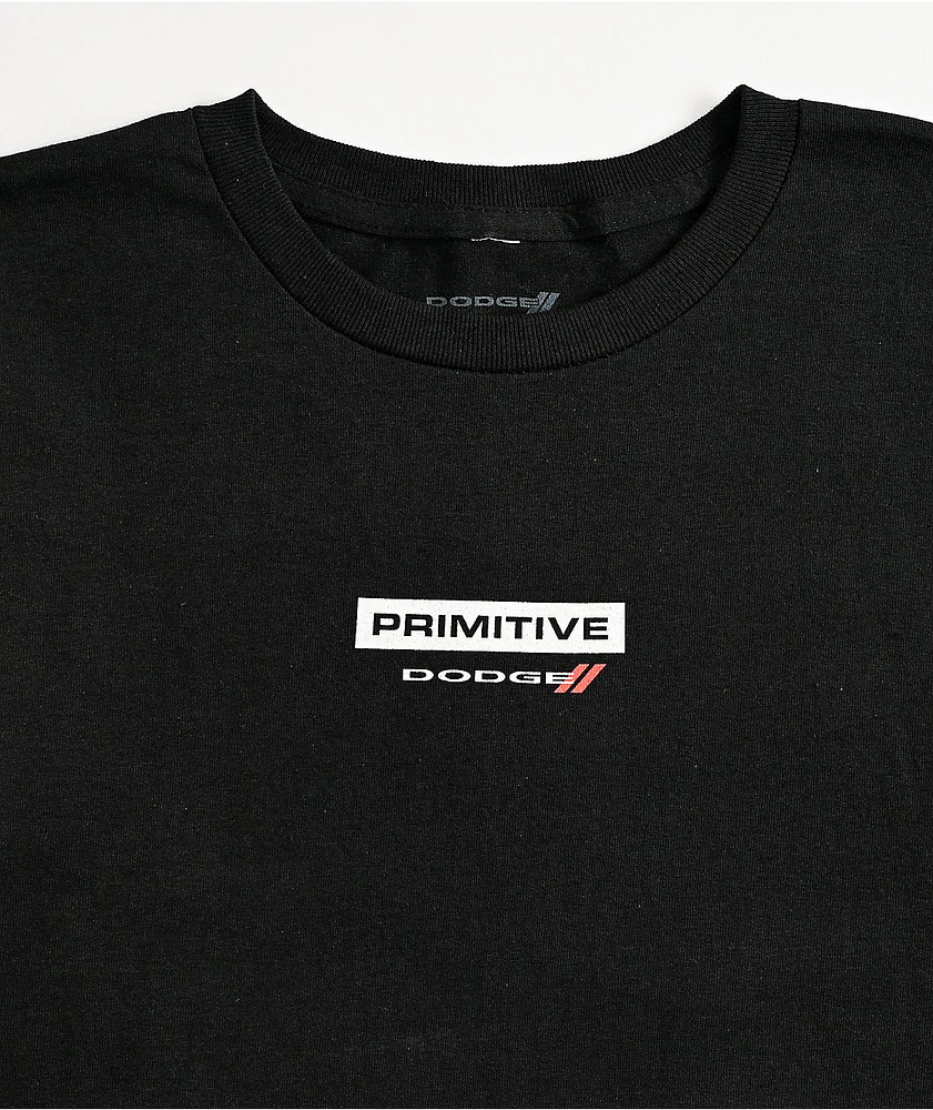 Primitive x Dodge Kids Burnout Black T-Shirt