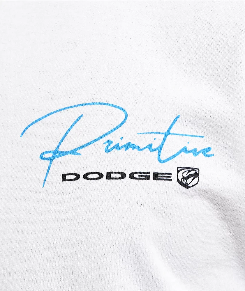 Primitive x Dodge Powered White T-Shirt