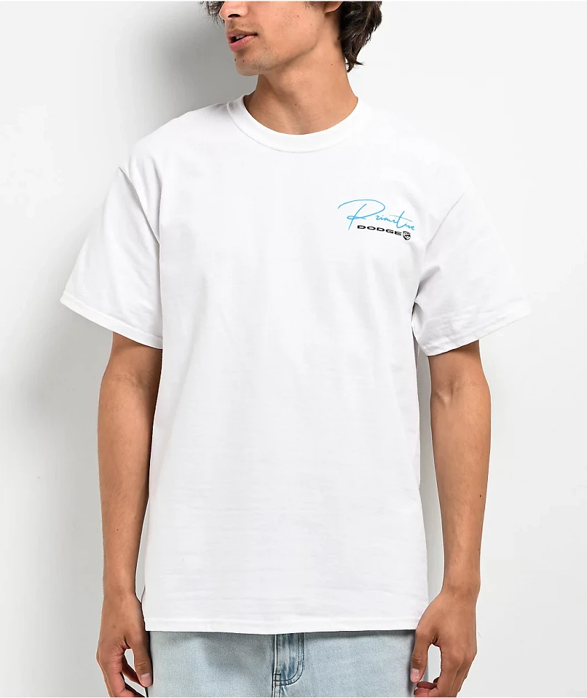 Primitive x Dodge Powered White T-Shirt